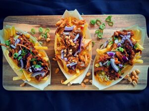 all around the world, loaded fries