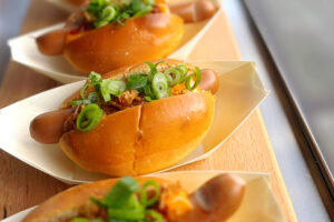 all around the world, Mini hotdog