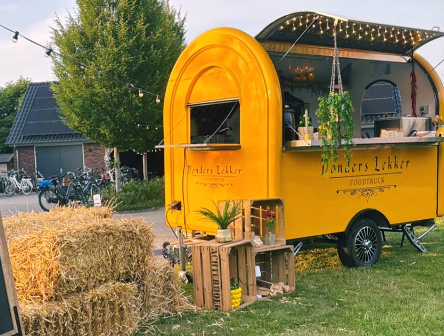 Foodtruck op locatie, bruiloft