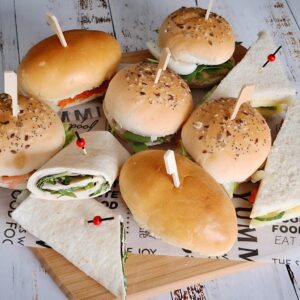 mini broodjes lunch