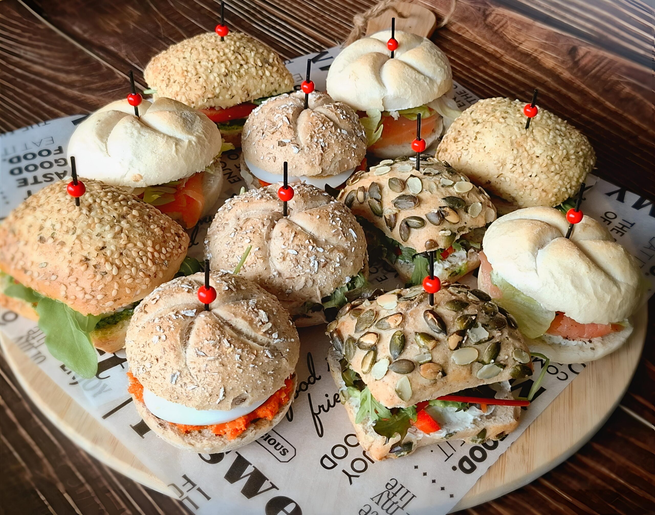 mini broodjes pakket